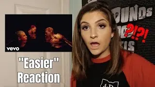 5SOS - "EASIER" SONG & MUSIC VIDEO REACTION | ellenawhat