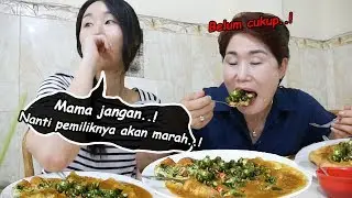 Cabe mama habis 3 martabak pakai semangkok cabe..?! Gilaaaaa