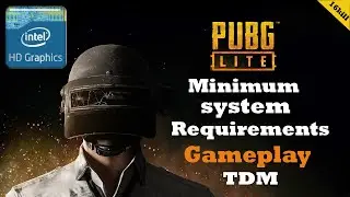 PUBG LITE Gameplay on a PC with minimum system requirements (4vs4) |very low settings|