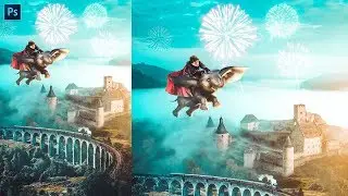 Harry Potter Meets Dumbo - Photo Manipulation Speed Art