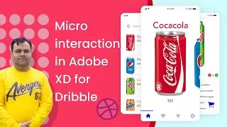 Micro Interactions For Dribbble | Adobe XD | UI Design | Mobile Interaction