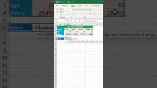 Best use of HLOOKUP in excel