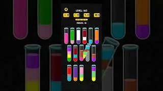 Map 663 Solution||Color Water Sort 3D!