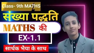 Chapter-1|| class-9|| संख्या पद्धति (number system) EX -1.1 Hindi medium||NCERT based
