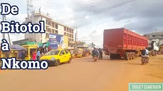 (Yaoundé) Route de Biteng à Nkomo en 2021 - Trajet Cameroun