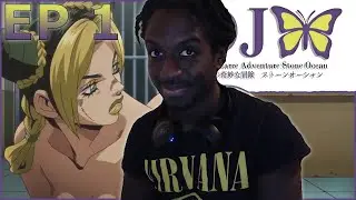 Jolyne is Thick! Reacting to Jojo Part 6 Stone Ocean Episode 1