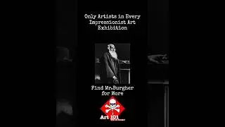 Artists at Every Impressionist Exhibition | Art 101 Shorty | 😐 🍔 🎨 | #art101 #art #impressionistart