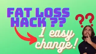 This EASY SMALL change will make you lose fat and have more energy daily!