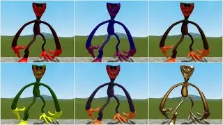 NIGHTMARE HUGGY WUGGY ALL COLORS POPPY PLAYTIME CHAPTER 3 in Garry's Mod!
