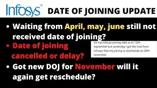 INFOSYS DATE OF JOINING EXTENDED | INFOSYS JOINING LETTER | INFOSYS OFFER LETTER UPDATE 2022 BATCH
