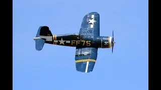 1/4 SCALE CORSAIR F4U COMP ARF RC - MOKI 250cc 5 CYL RADIAL- 110