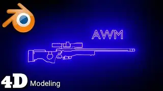 PUBG AWM Modeling  On Blender/How to Modeling Awm Blender 2.81 *Day Sun* 