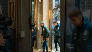 Italian National Soccer Team in New York today ⚽️