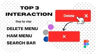 Top 3 Micro-Interactions | interactive buttons | figma