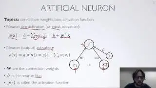 Neural networks [1.1] : Feedforward neural network - artificial neuron