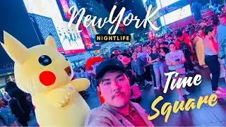 NEW YORK KO TIME SQUARE NIGHT LIFE !!!