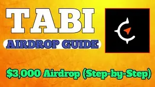 Tabi Airdrop Guide (Step-by-Step) Get $3,000 in Tabi Airdrop NOW! 💰 Step-by-Step Guide 🚀