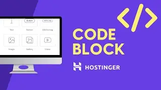 Add Code Block to Hostinger Website Builder