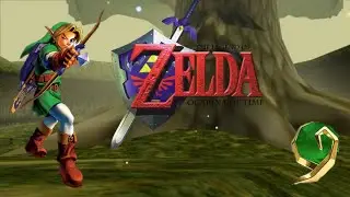 jugando zelda ocarina of time