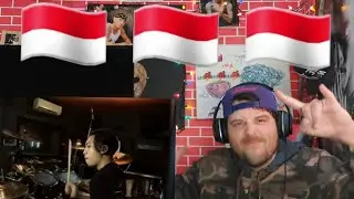 First Time Hearing Oki Fadhlan Jasad (siliwangi) Drum playthrough (reaction) 🇮🇩