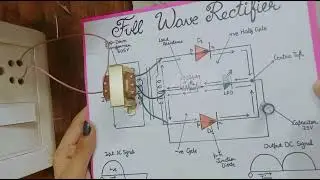 +2 Physics Project {Full Wave Rectifier}