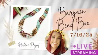 Bargain Bead Box July Unboxing & Necklace Project