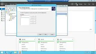 Creating a scope in DHCP server to hand out IPs to clients