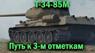 Т 34-85М Путь к трём отметкам   (№3)