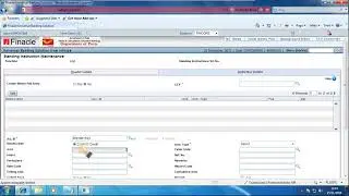 SI Entries in DOP Finacle using Menu HSSIM