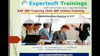 SAP IBP Training | SAP IBP Online Training | SAP Integrated Business Planning Training