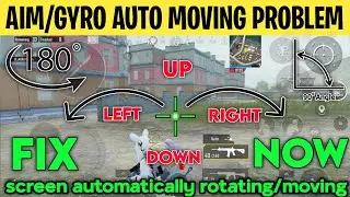 BGMI Gyroscope Auto Moving Problem (All Android) Fix PUBG Screen Moving Problem BGMI Gyro Problem