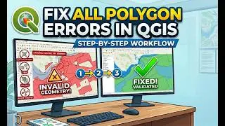 Fix ALL Polygon Errors in QGIS Step by Step Workflow