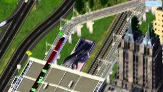 SimCity 4 Bullet Train Ride