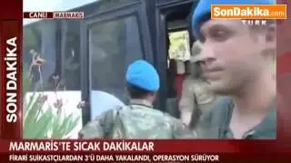 Darbecilerin Marmaris'te Yakalanma Anları