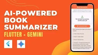 Flutter + Gemini AI: Create a Smart Book Summarizer App!