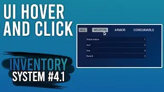 UE 5 Inventory System - Part 4.1: UMG Hover and Click Effect