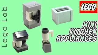 Lego Blocks Mini Kitchen Appliances | Lego Games | Lego Toys | Lego Bricks Mini Kitchen Appliances
