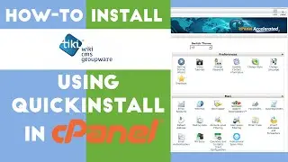 How-to Install Tiki Wiki CMS Groupware using QuickInstall in cPanel