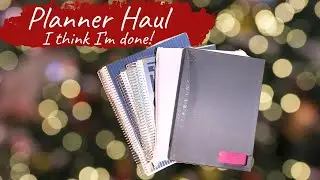 VLOGMAS 2024 DAY 4  |  Planner Haul  |  Sterling Ink, Hemlock & Oak, and Erin Condren