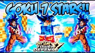 GOKÚ 7 STARS SHOWCASE (UNIDAD INCOMPLETA💀)🌟ALL STAR TOWER DEFENSE 🌟