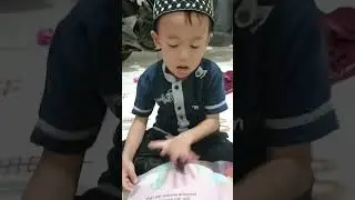 MasyaAllah Tabarokallah,, belajar membaca di bulan suci ramadhan ❤🤍 #belajar #anak #ramadhan