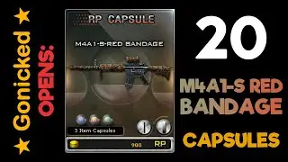 CrossFire EU - Opening RP Capsules For M4A1-S-Red Bandage