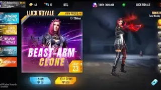 Tonight New Diamond 💎 Royal In Free Fire 🔥 November 2020| Beast Arm Clone Female Bundle comes