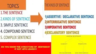 sentence in english and its kinds