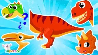 NEW! 🦖 Let's play with Granny's animalarium | Learn about Dinosaurs | Superzoo