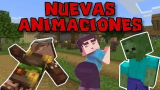 NUEVAS ANIMACIONES PARA MINECRAFT BEDROCK Addon/Mod | 1.19.40