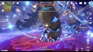 Genshin Impact | Ayaka 63k burst on Geo Primovishap