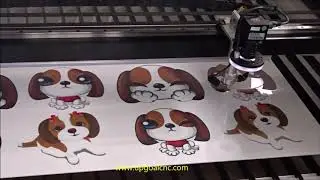 Printed Acrylic Label CCD Camera Laser Cutting Machine