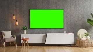 FREE TV Green Screen Video 2026 | Living Room TV Green Screen | HD Chroma Key | No Copyright