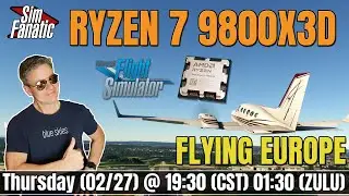 ✈️ MSFS | WORTH IT! NEW PC BUILD 9800X3D AMD PERFORMANCE BOOST! | FlySimWare Cessna 414AW |🏔️